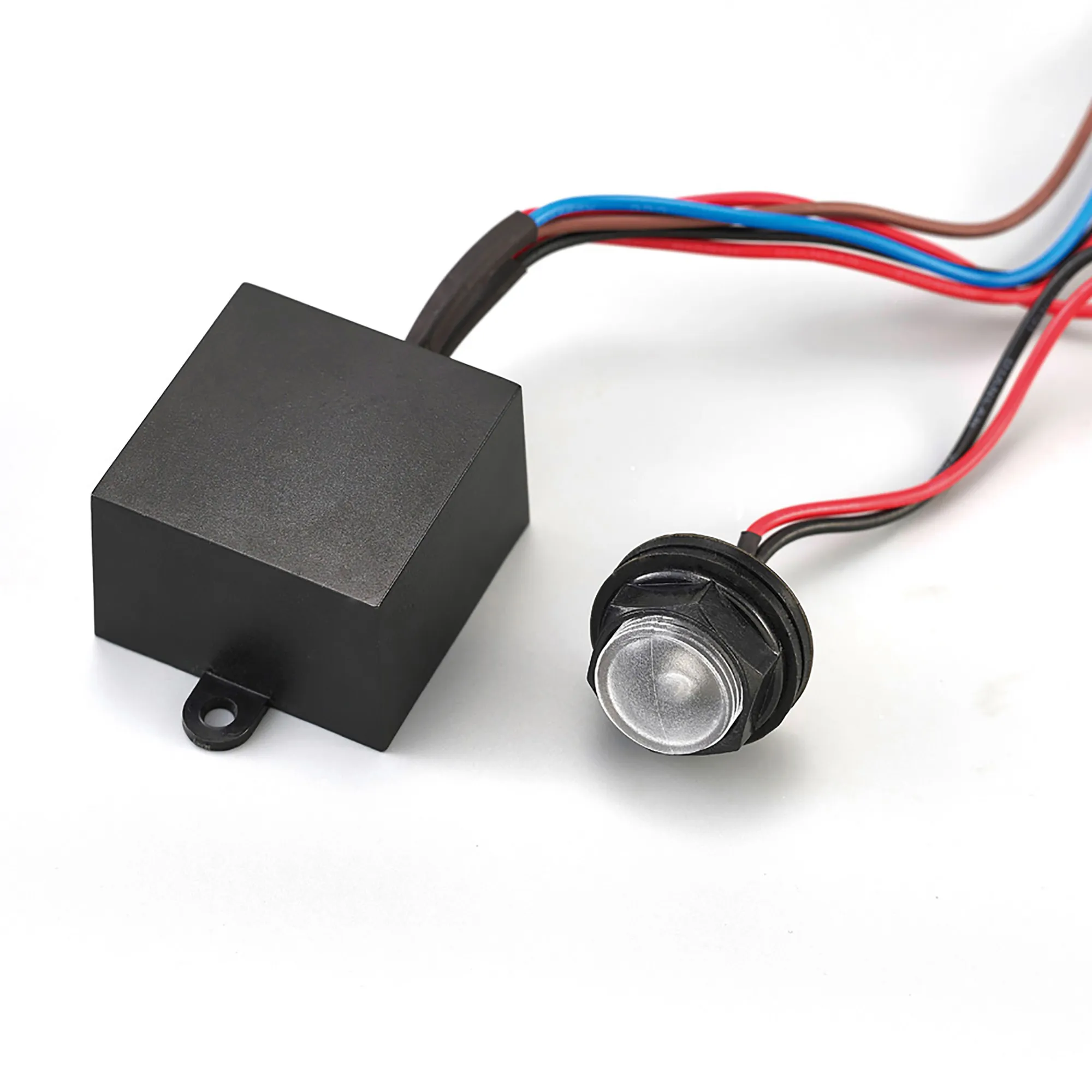 Espial Remote Fixing 20mm Photocell IP65 Black, Frosted White D0061  Deco Espial